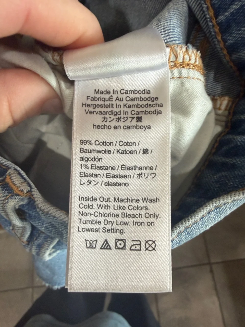 J. Crew High Rise Denim Short in Tea Time Wash Sz 28 Style #AV425